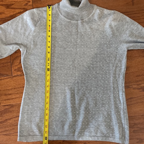 Questions gray sparkling OS turtleneck - Size Large - Picture 10 of 10
